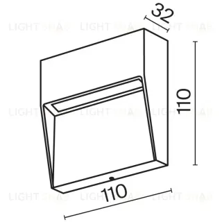 Светильник для ступеней Maytoni O047SL-L3B3K O047SL-L3B3K