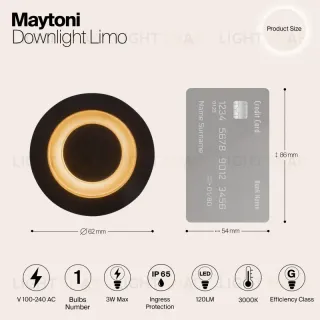 Светильник для ступеней Maytoni O037-L3B3K O037-L3B3K