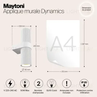 Бра Maytoni MOD326WL-02W MOD326WL-02W