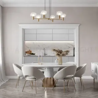 Люстра на штанге Maytoni MOD411PL-06G MOD411PL-06G