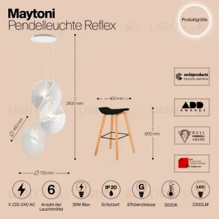 Подвесная люстра Maytoni MOD154PL-L6W3K1 MOD154PL-L6W3K1