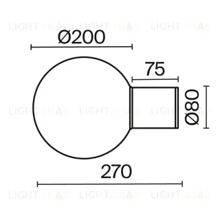 Светильник настенный Maytoni O598WL-01B1 O598WL-01B1