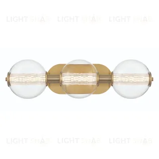 Бра для ванных комнат Eurofase, Арт. QN-ATOMO-3W-BG QN-ATOMO-3W-BG