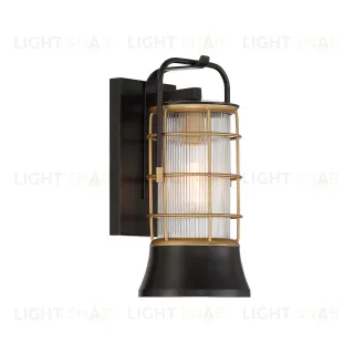 Настенный фонарь Eurofase, Арт. QN-RIVAMAR-S-BLK-GD QN-RIVAMAR-S-BLK-GD