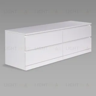 S01712 Варма Прайм 4Д комод 160x55x48, белый S01712