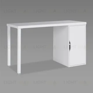 S01538 ИНГАР 2/ДВ/T стол письменный 140x75x55, белый S01538