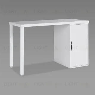 S01507 ИНГАР 1/ДВ/T стол письменный 120x75x55, белый S01507