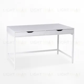 S01439 Ингар Д 132 стол письменный 132x58x76, белый S01439