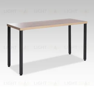 S01408 Ингар 2/ТТ стол письменный 140x75x55, дуб беленый/черный S01408