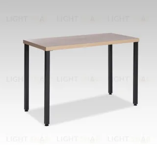 S01385 Ингар 1/ТТ стол письменный 120x75x55, дуб беленый/черный S01385