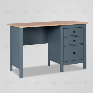 2.08.06.160.16 САГА стол письменный 120х56 темно-бирюзовый/ясень 2.08.06.160.16
