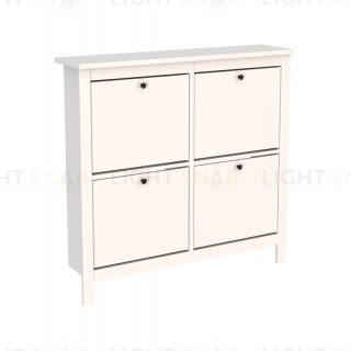 2.08.10.180.1 САГА тумба для обуви 113х108 белая 2.08.10.180.1