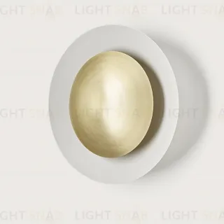 Бра Coss 40 cm белое + диффузор 25 cm латунь 092182