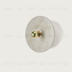 Бра Kassy 20 см керамика + цоколь 5 см золотой металл 092236