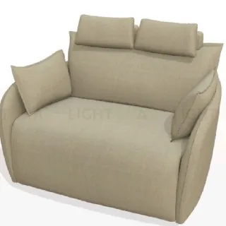 Раскладывающееся кресло-качалка Nadia XL, Bar - Anthracite, ткань Axis S.6 434609