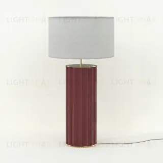 Настольная лампа Onica золотой металл / керамика Granate + белый абажур 801011/41 203957