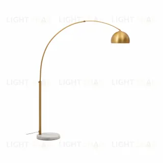 Madali Металлический торшер с латунной отделкой и основой из белого мрамора 178152