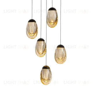 Подвесной светильник MD25090022-5A matt black/champagne MD25090022-5A matt black/champagne