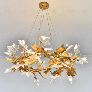  Люстра Cloyd BUCOLICA C14 / Ø80 см - латунь (арт.10427)  10427