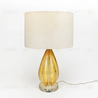  Настольная лампа Cloyd CEREUS-A T1 / крем. - выс. 58 см - янтарн. стекло (арт.30041)  30041