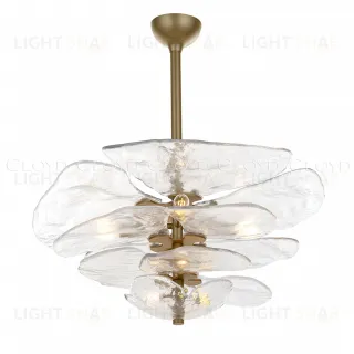  Люстра Cloyd ASPASIA C12 / Ø67 см - латунь светл. (арт.11654)  11654