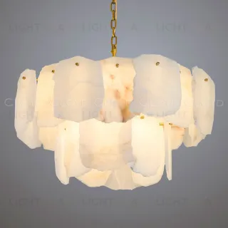 Люстра Cloyd KNOSS-B C9 / Ø60 см - алебастр - латунь (арт.12350)  12350