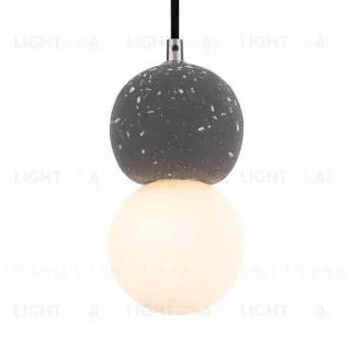  Подвесной светильник Cloyd AUSTA-A P1 / хром - темн.серый бетон (арт.12184)  12184