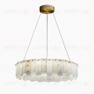  Люстра Cloyd HERCULANUM-D C18 / Ø80 см - алебастр - латунь (арт.12361)  12361
