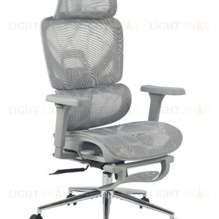 Кресло офисное TopChairs Vertus серая сетка УТ000042054