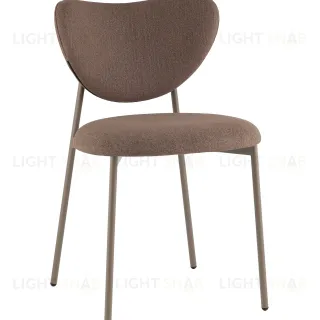 Стул Rina велюр коричневый каркас бежево-серый УТ000042359