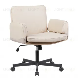 Кресло офисное TopChairs Foldo с откидными подлокотниками бежевое УТ000042106