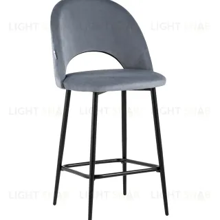 Стул полубарный Меган SN велюр серый УТ000042230