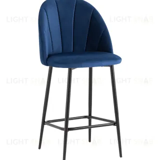 Стул полубарный Логан SN велюр синий УТ000042214