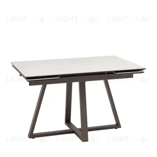 Стол Керас 120-180/80/75, столешница керамика Carmen light grey УТ000042068