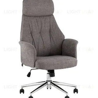 Кресло офисное TopChairs Neoma темно-серый ткань УТ000041773