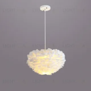 Подвесной светильник Aerial 30см белый LSPDL2003-30w