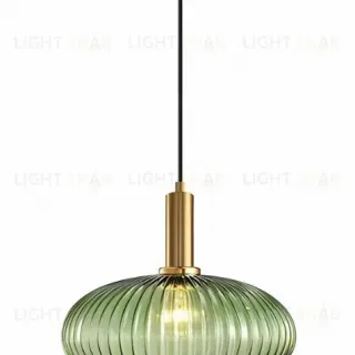 Подвесной светильник Iris с C Латунь + зеленый Iris-C