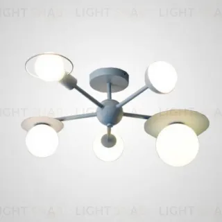 Люстра на штанге  Hendy голубой Hendy