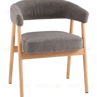 Стул обеденный Zubo с деревянными ножками темно-серый УТ000041729