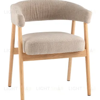 Стул обеденный Zubo с деревянными ножками бежевый УТ000041730