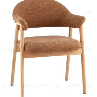 Стул обеденный Tavu с деревянными ножками терракотовый УТ000041728