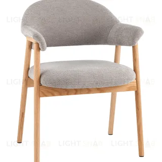 Стул обеденный Tavu с деревянными ножками серый УТ000041727