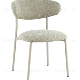 Стул обеденный Ayla бежево-зеленый кремовые ножки УТ000041711