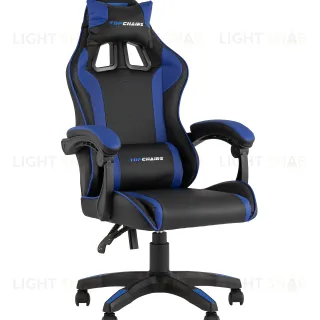 Кресло спортивное TopChairs Shadow черно-синий УТ000039466