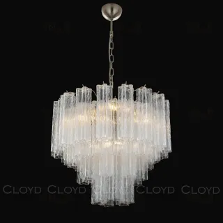  Люстра Cloyd ANNO-D C7 / Ø58 см - хром - прозрачн.стекло (арт.11650)  11650