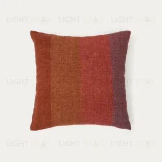 Чехол для подушки Taris из льна в красную полоску 50 x 50 см 262095