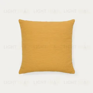 Чехол на подушку Minec горчичный 100% лен 45 x 45 см 210764