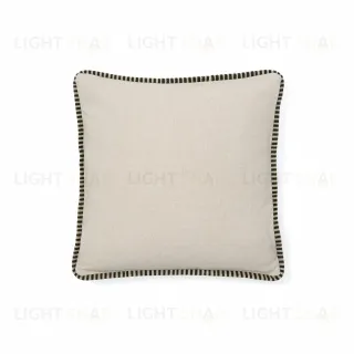 Чехол для подушки бежевого цвета Ardit с зеленой полосой 45 x 45 210270