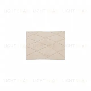 Коврик для ванной Nyana белый хлопковый 50 x 70 см 209229