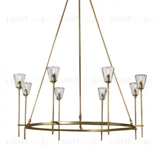 Люстра Torche De Verre 8 gold 8614P/8 gold